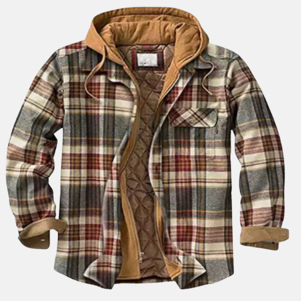 Emiliano | Chaqueta de Cuadros con Botones