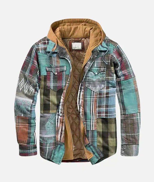Emiliano | Chaqueta de Cuadros Estilo Patchwork