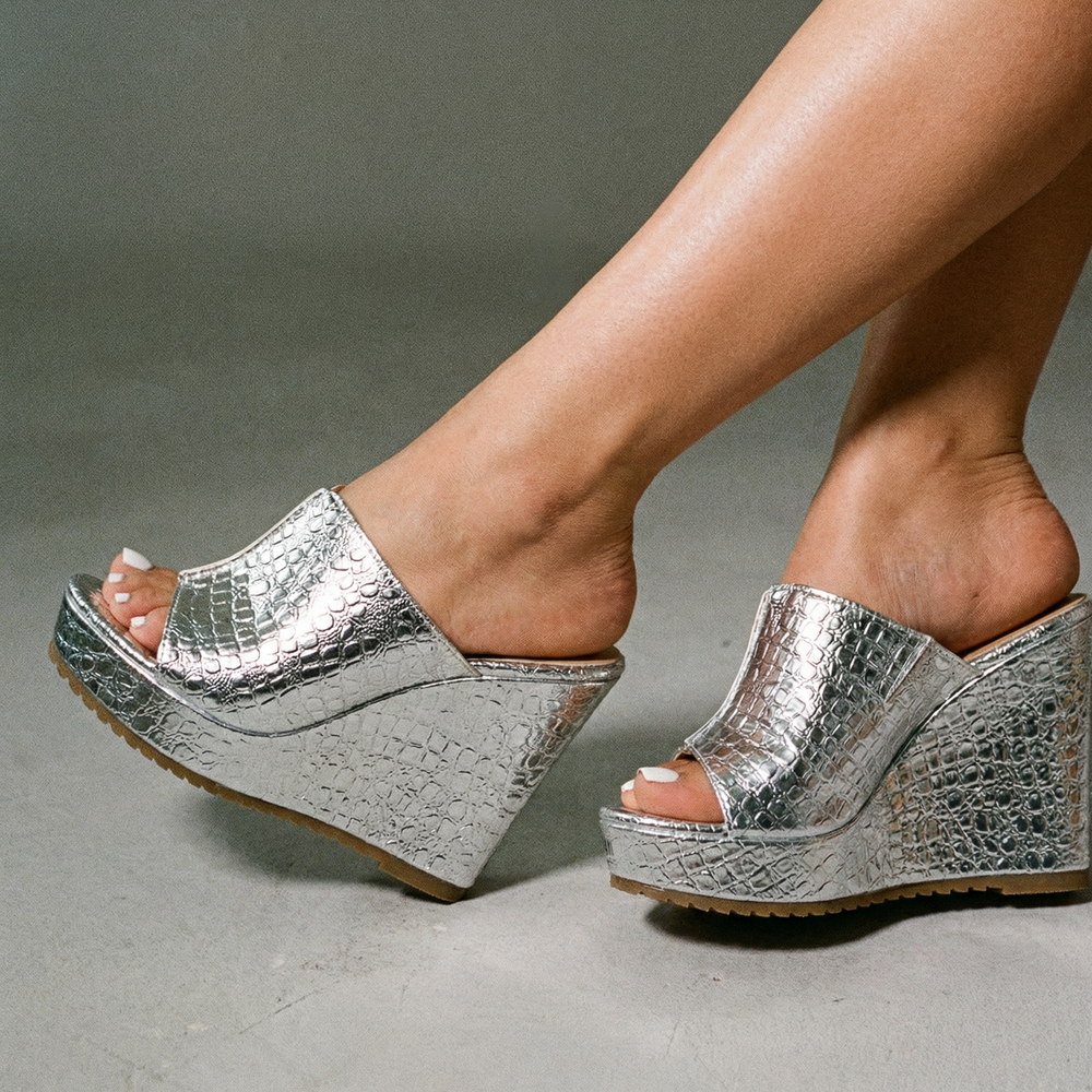 Fernanda | Sandalias de Tacón con Plataforma Cuña