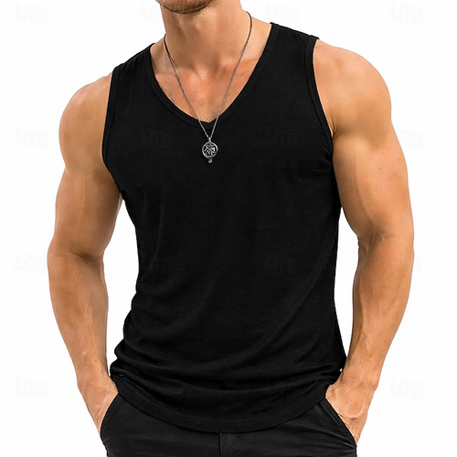 Gael | Playera sin Mangas Cuello en V Entallada