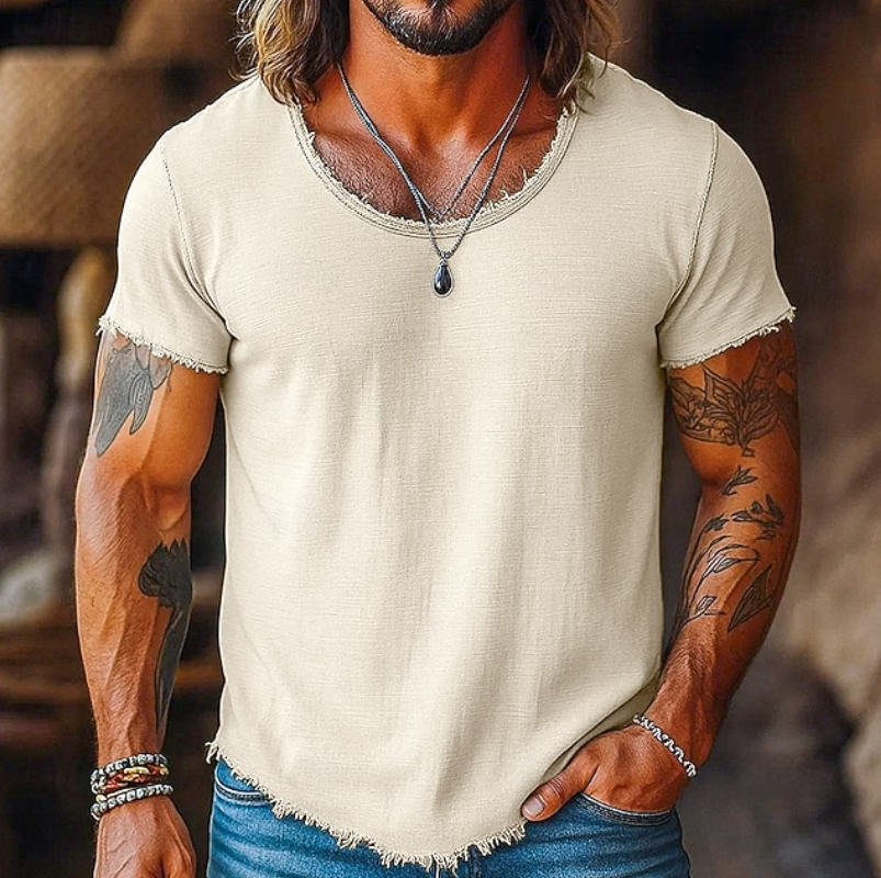 Grayson | Playera Cuello Redondo Relajada
