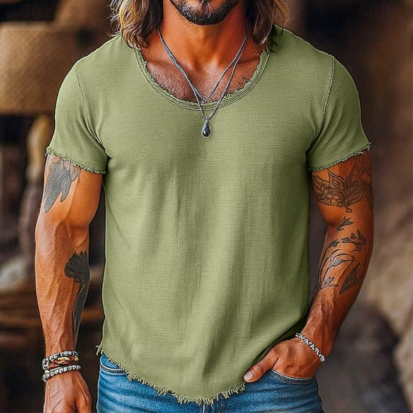 Grayson | Playera Cuello Redondo Relajada