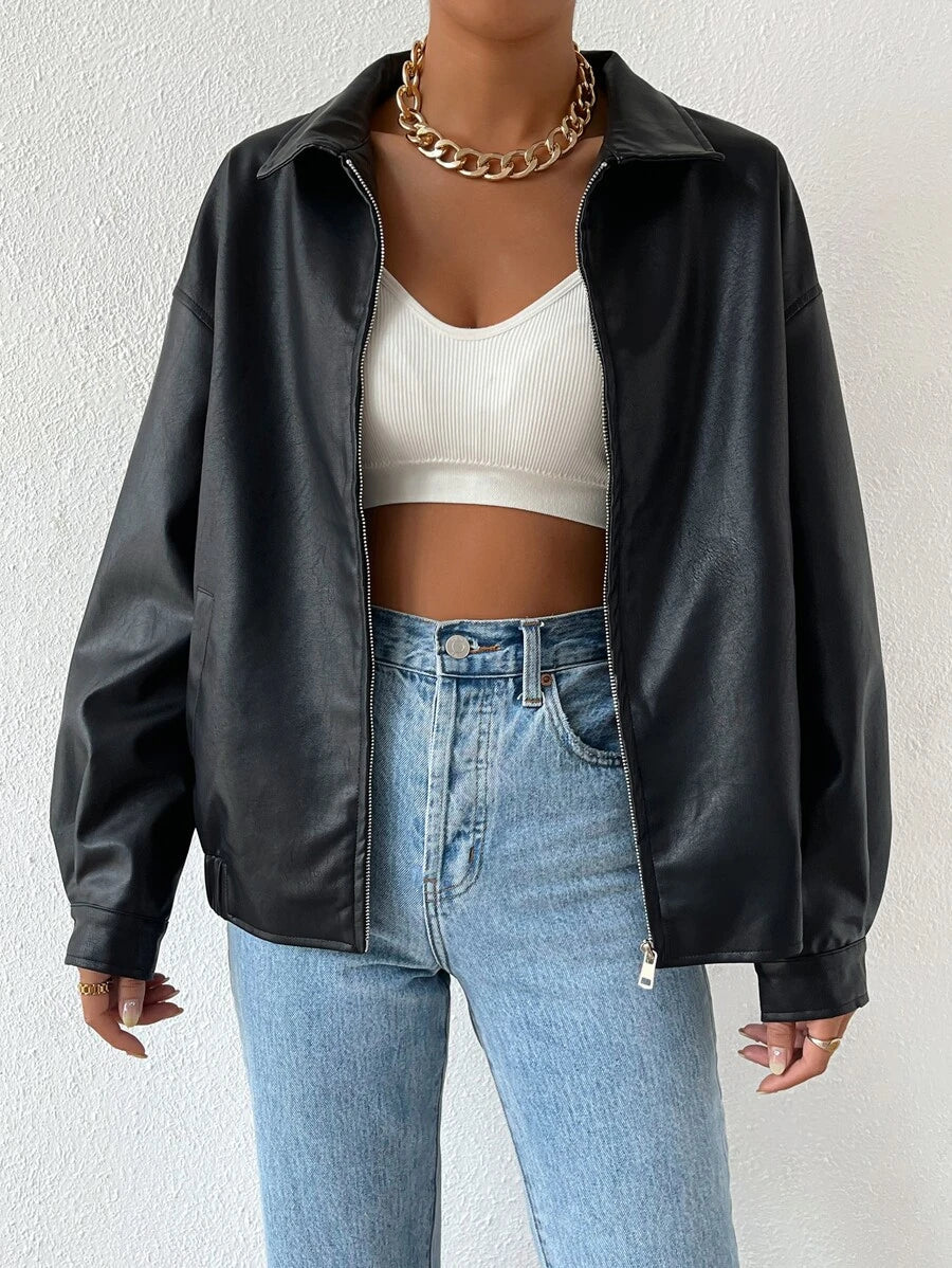 Guadalupe | Chaqueta Oversize Hombros Caídos con Cuello