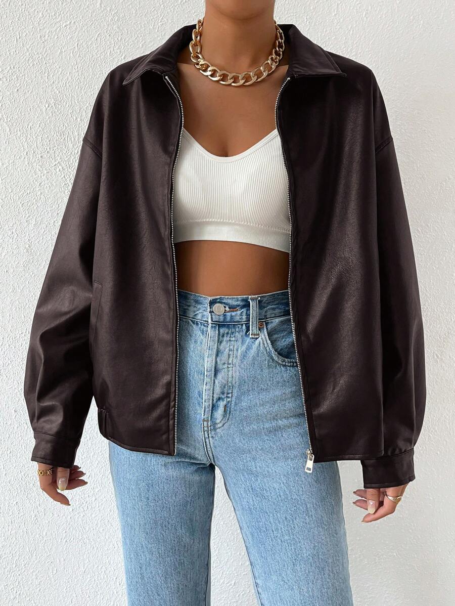 Guadalupe | Chaqueta Oversize Hombros Caídos con Cuello