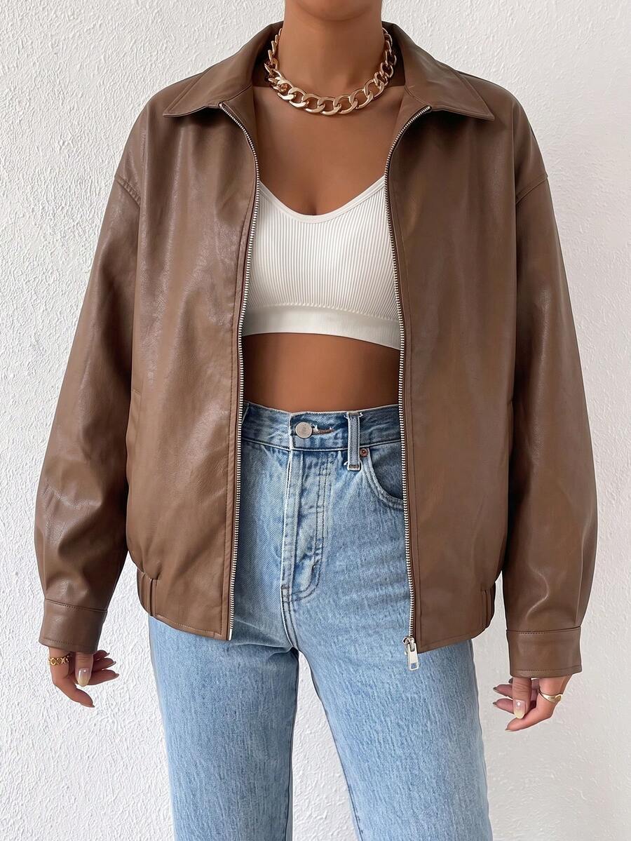 Guadalupe | Chaqueta Oversize Hombros Caídos con Cuello