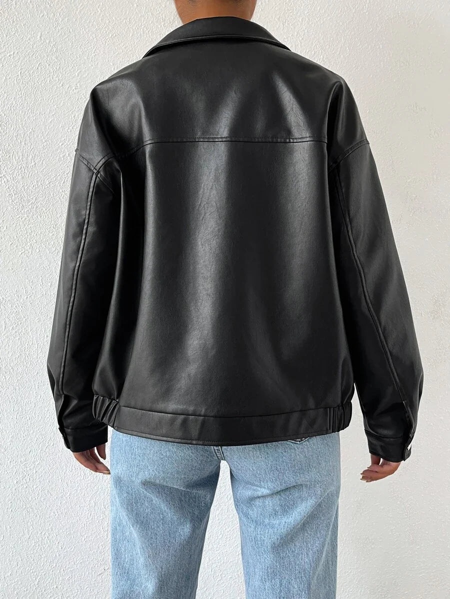 Guadalupe | Chaqueta Oversize Hombros Caídos con Cuello