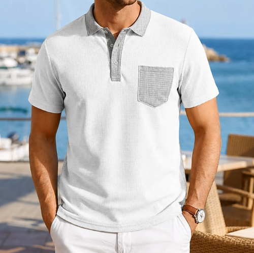 Harrison | Playera Polo con Bolsillo en Contraste