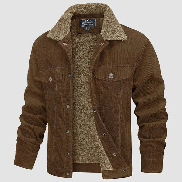Ignacio | Chaqueta de Pana con Forro Sherpa