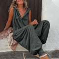 Itzel | Jumpsuit sin Mangas con Botones y Bolsillos