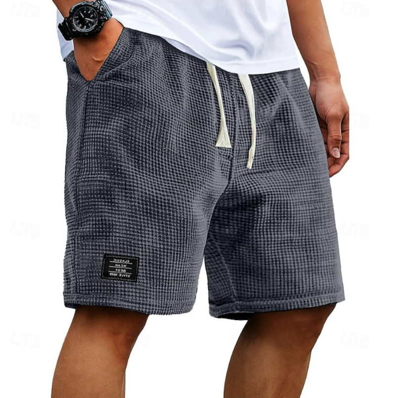 Joaquín | Shorts de Verano con Textura Waffle