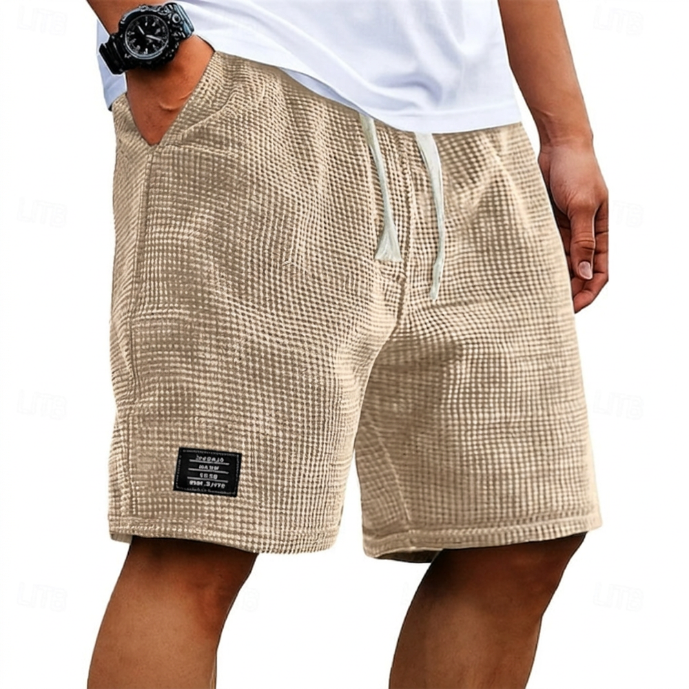 Joaquín | Shorts de Verano con Textura Waffle