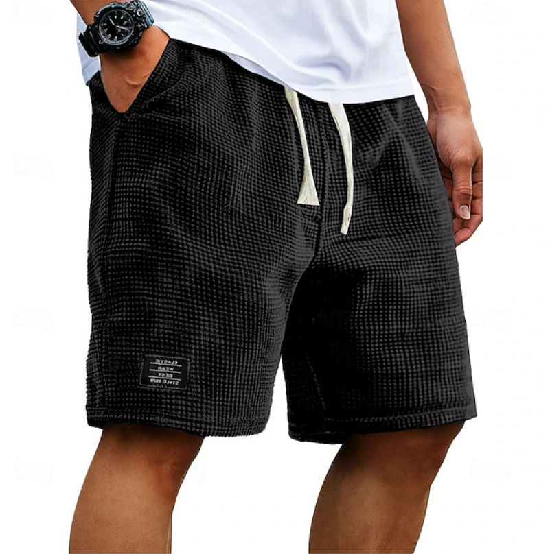 Joaquín | Shorts de Verano con Textura Waffle