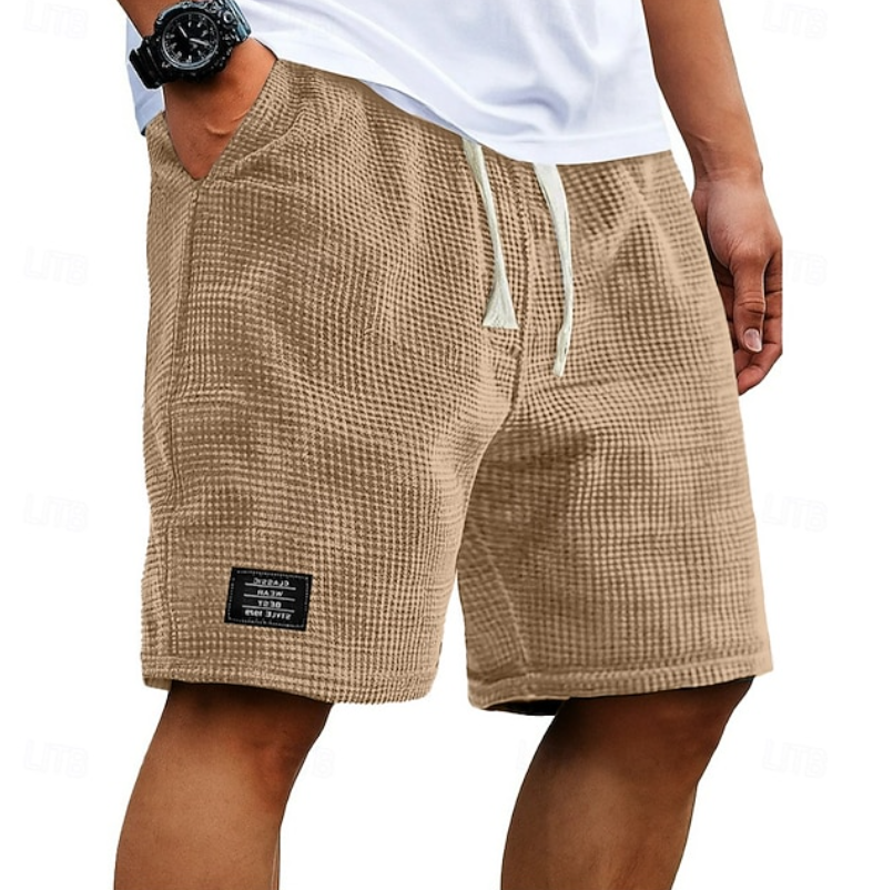 Joaquín | Shorts de Verano con Textura Waffle