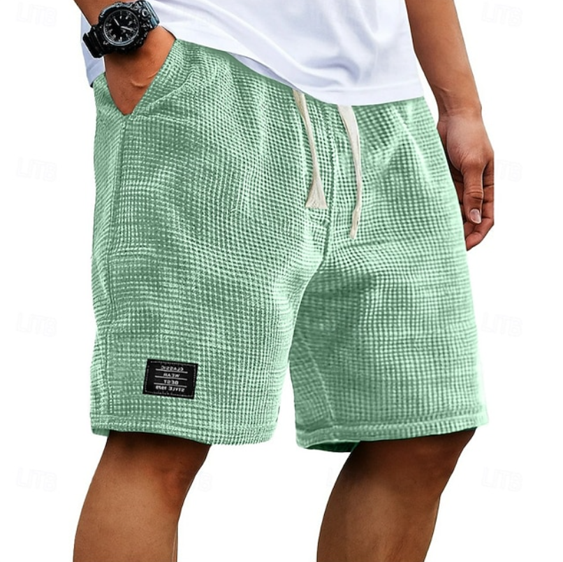 Joaquín | Shorts de Verano con Textura Waffle