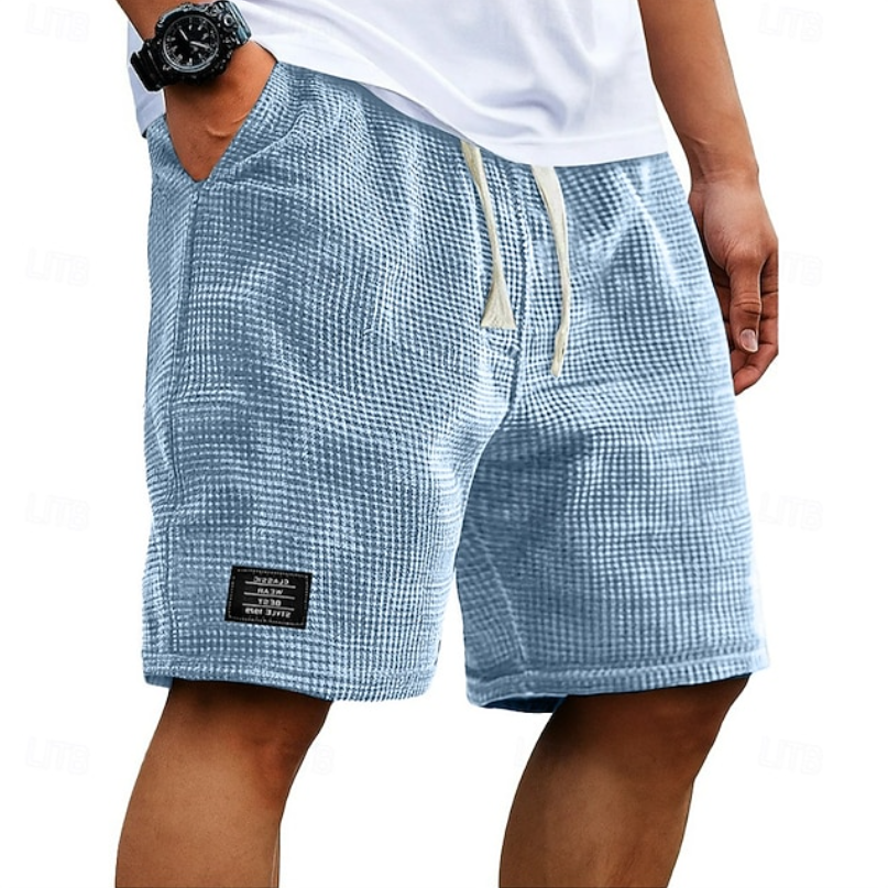Joaquín | Shorts de Verano con Textura Waffle