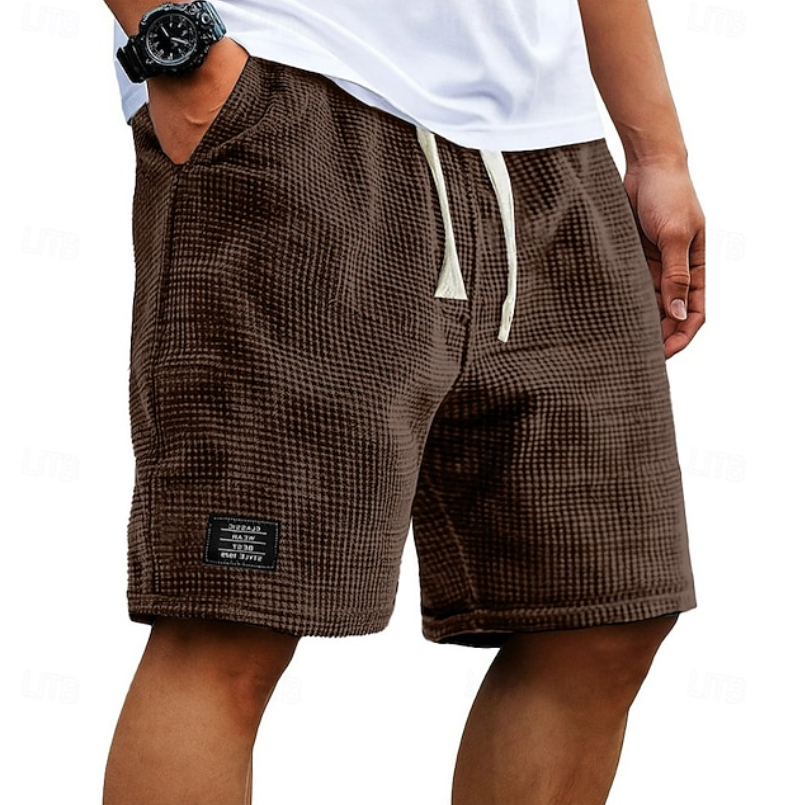 Joaquín | Shorts de Verano con Textura Waffle