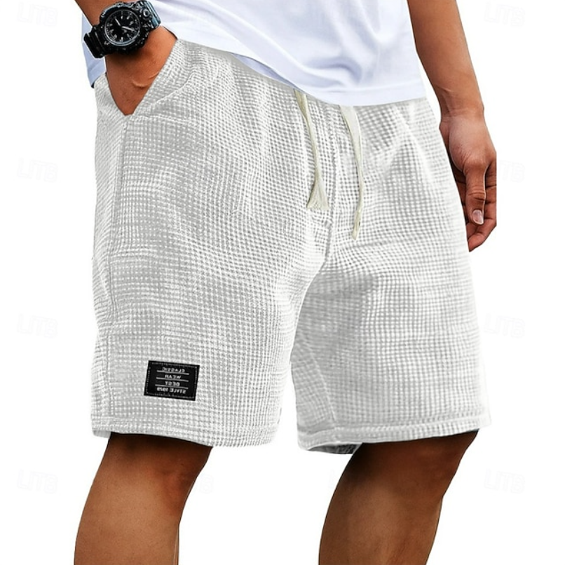 Joaquín | Shorts de Verano con Textura Waffle