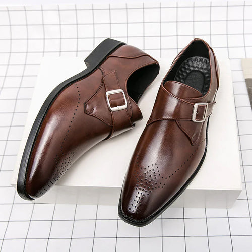 Leonardo | Zapatos de Vestir con Hebilla Monk