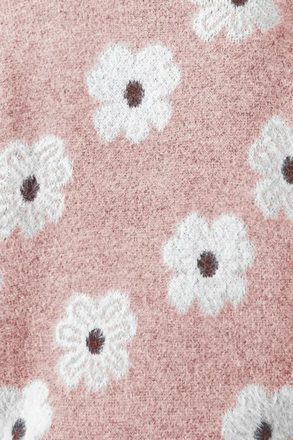Mariana | Cárdigan Tejido con Estampado Floral
