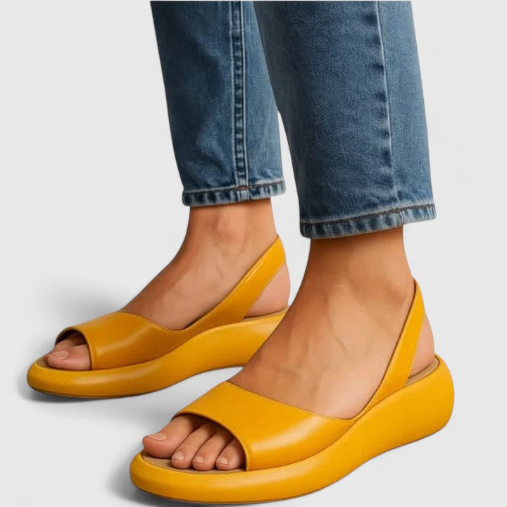 Marisol | Sandalias Plataforma Punta Abierta