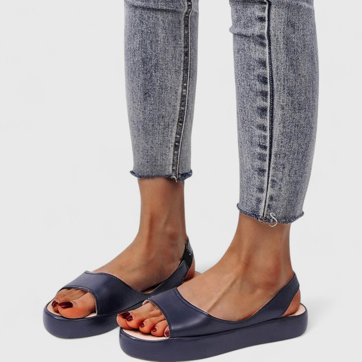 Marisol | Sandalias Plataforma Punta Abierta
