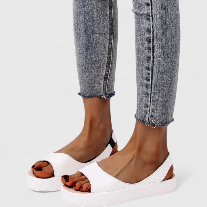 Marisol | Sandalias Plataforma Punta Abierta