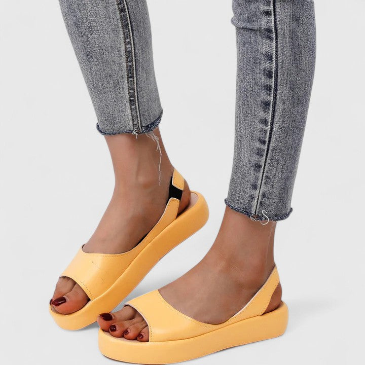 Marisol | Sandalias Plataforma Punta Abierta