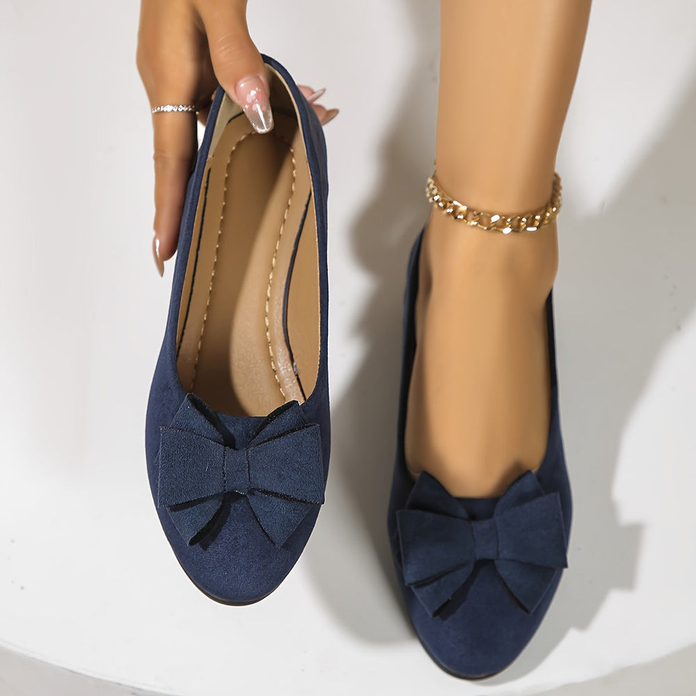 Marisol | Zapatos Flats con Cuña y Moño