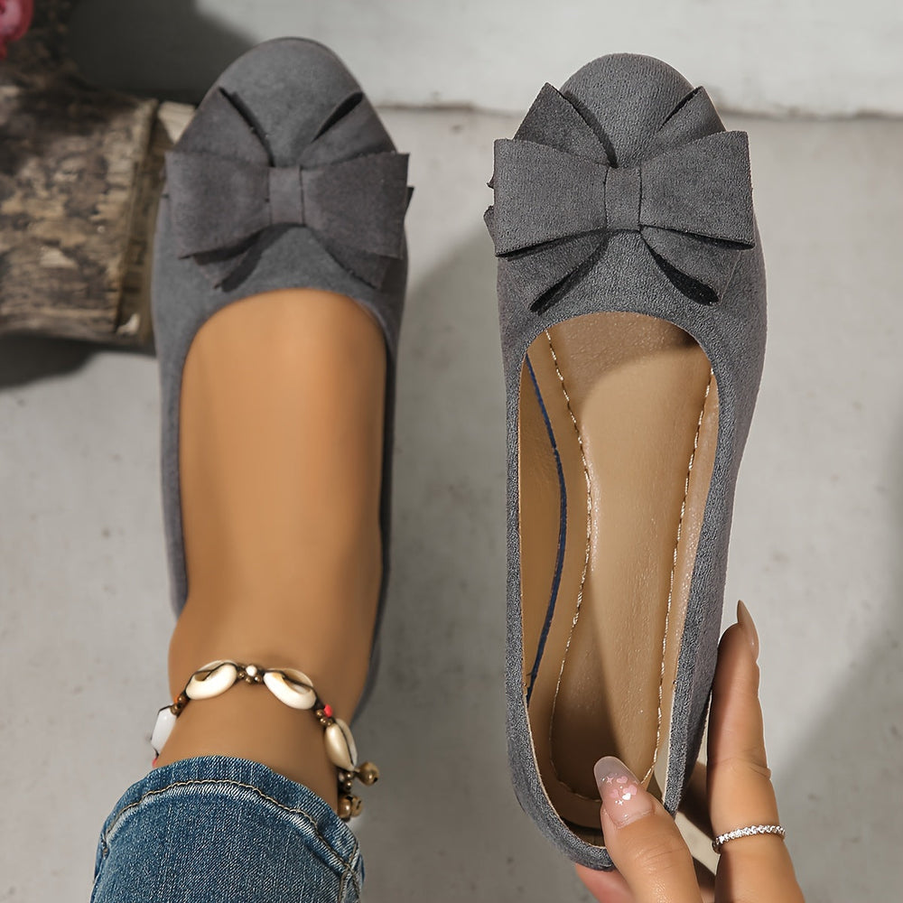 Marisol | Zapatos Flats con Cuña y Moño