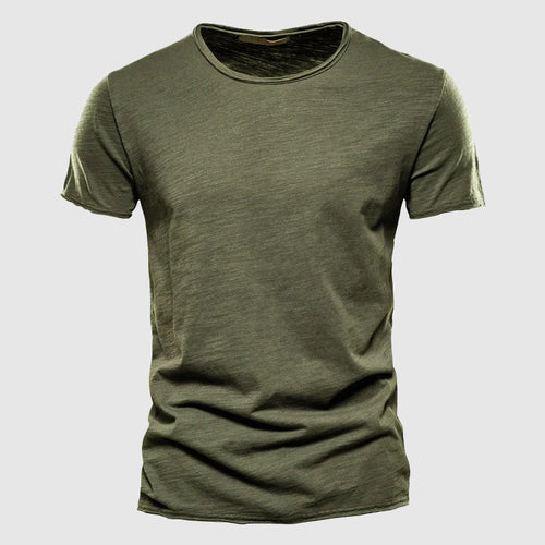 Nicolás | Playera de Cuello Redondo de Algodón