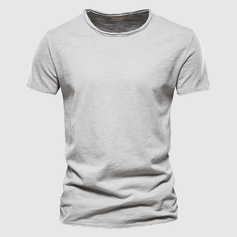 Nicolás | Playera de Cuello Redondo de Algodón