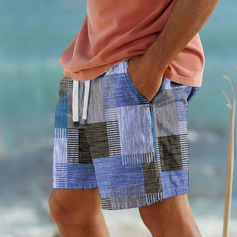 Nicolás | Shorts de Baño Vacacionales Patchwork