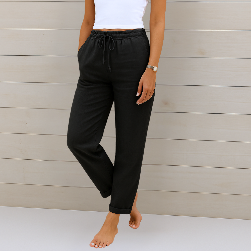 Paloma | Pantalón Relajado con Cordón Ajustable