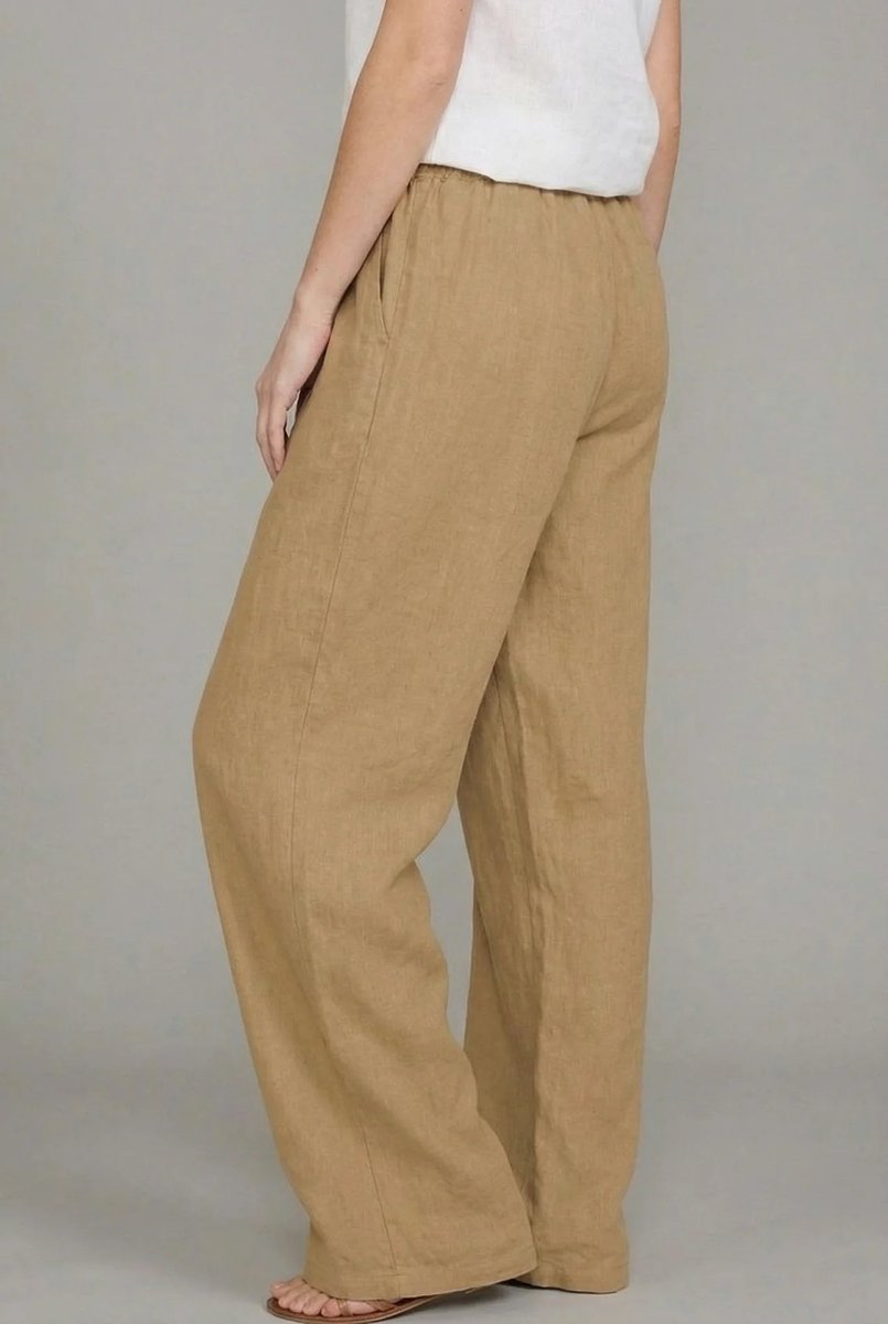 Rosalía | Pantalón Palazzo con Cordón Ajustable