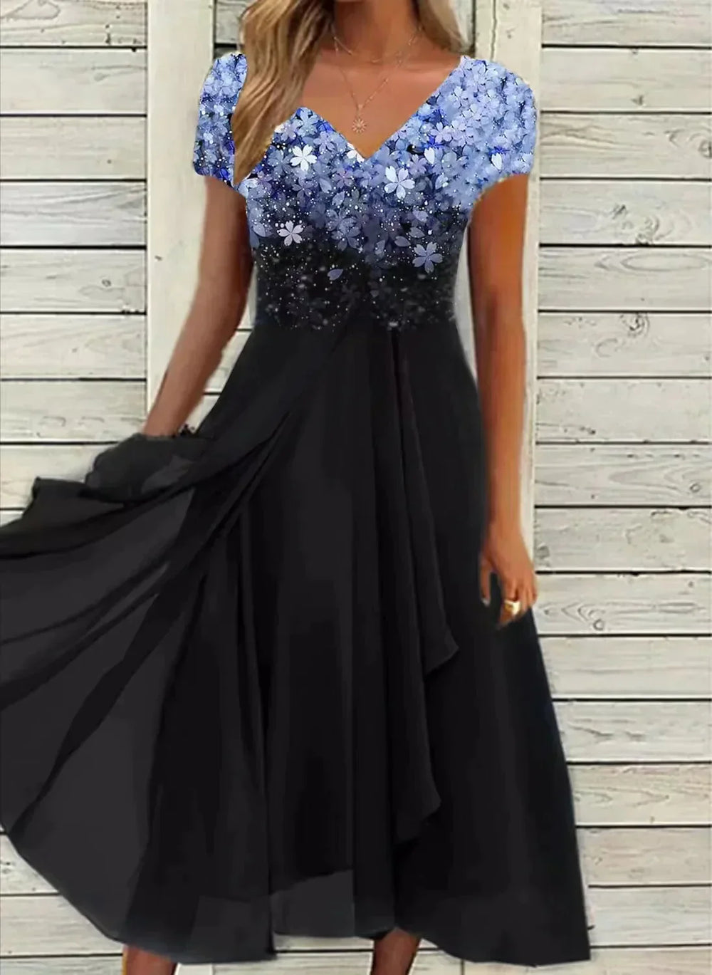 Rosalía | Vestido Floral de Noche para Eventos