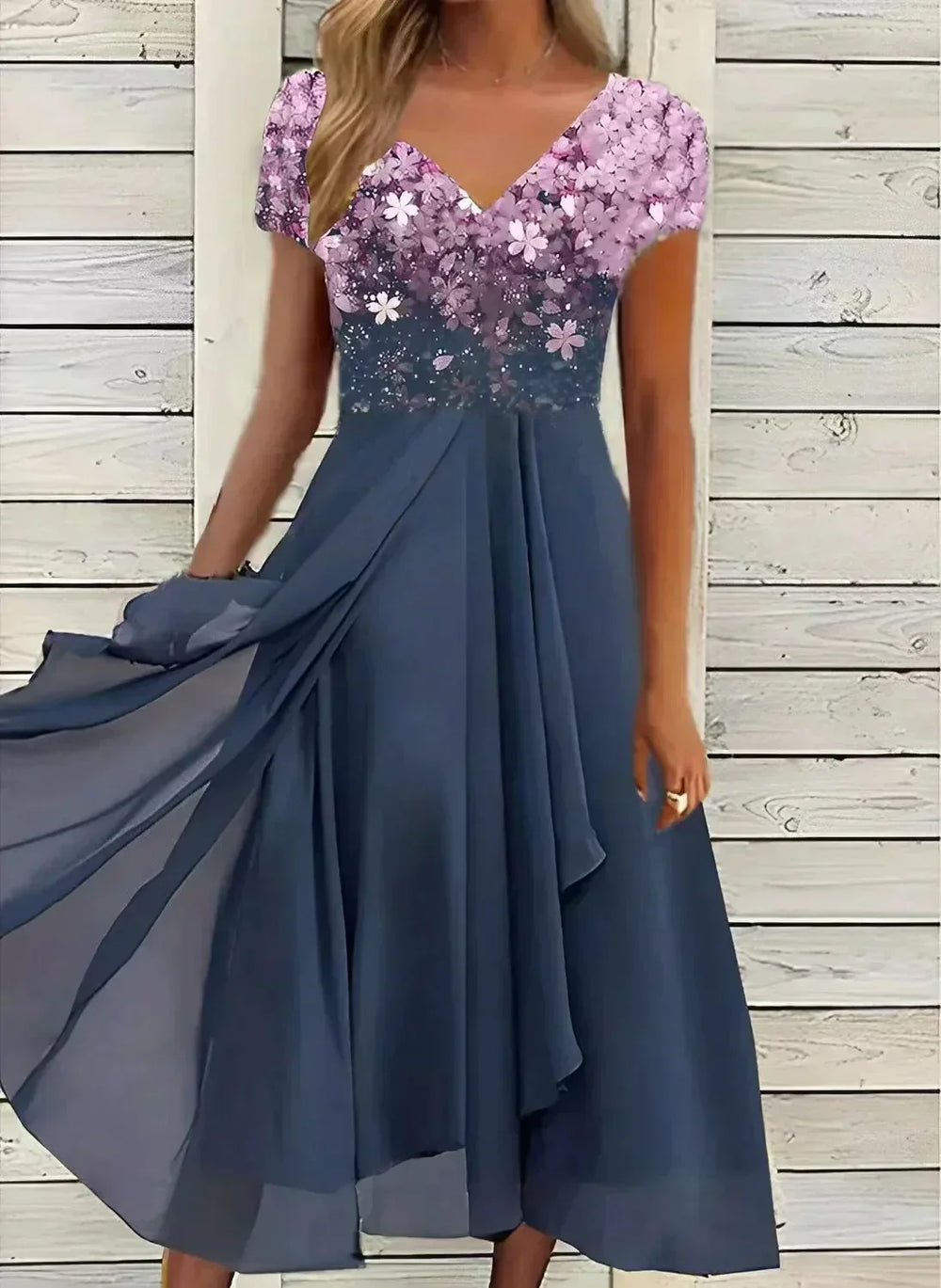 Rosalía | Vestido Floral de Noche para Eventos