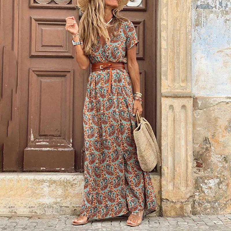 Rosalía | Vestido Largo Bohemio Floral