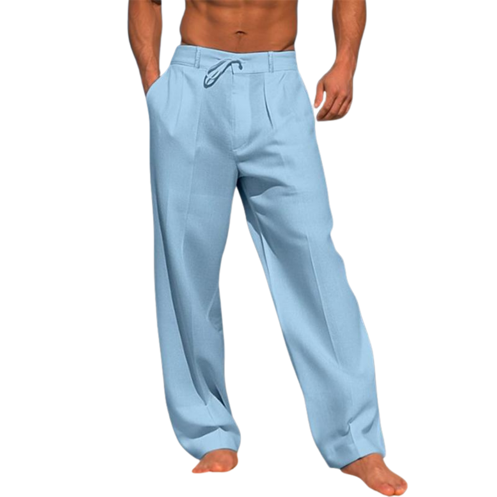 Santiago | Pantalón Ancho Clásico de Verano