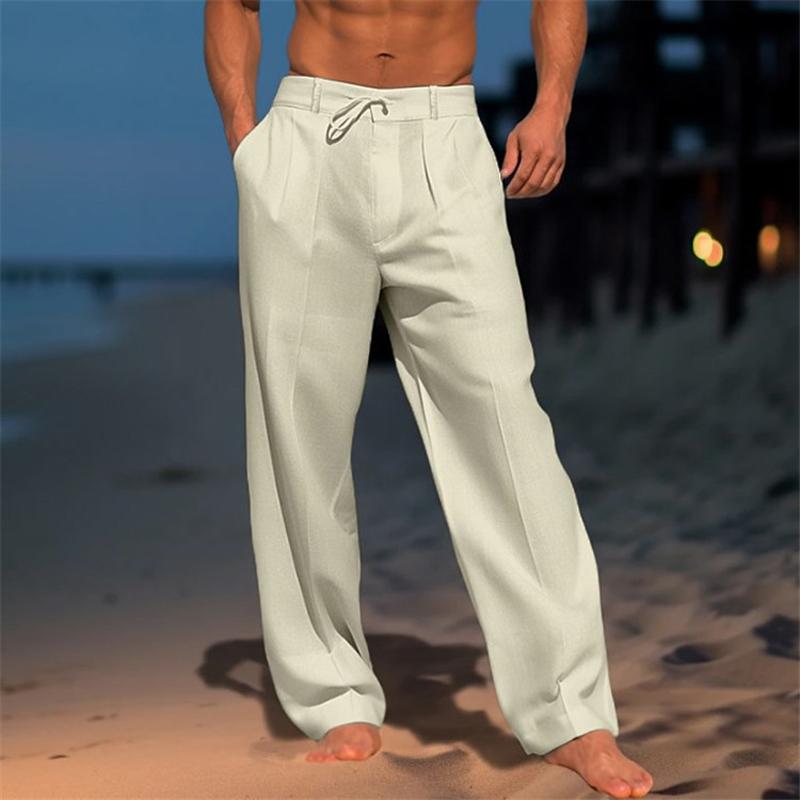 Santiago | Pantalón Ancho Clásico de Verano
