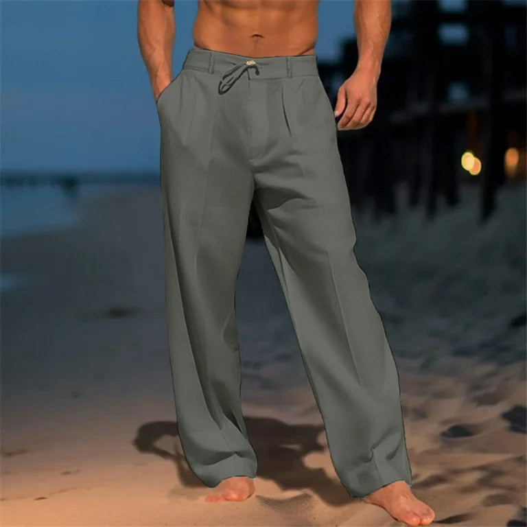 Santiago | Pantalón Ancho Clásico de Verano