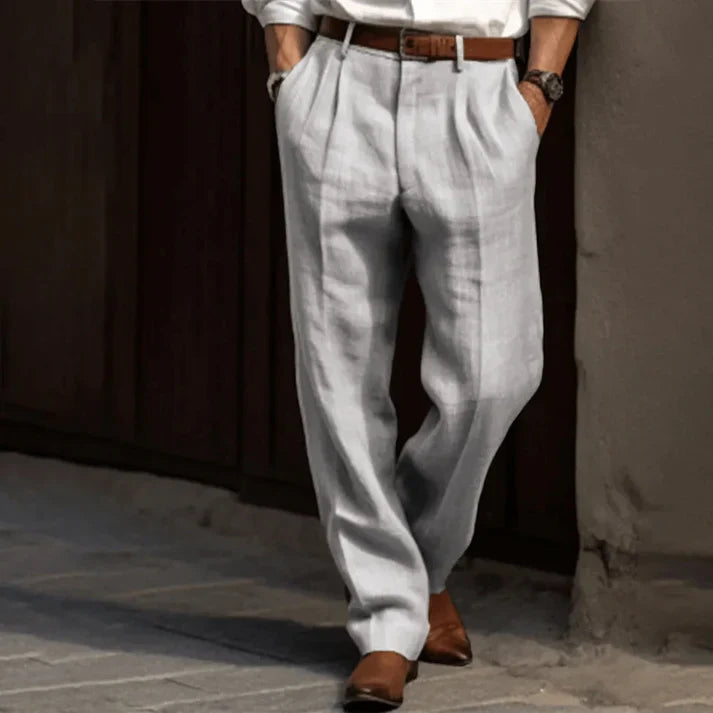 Santiago | Pantalón de Vestir Clásico a Rayas