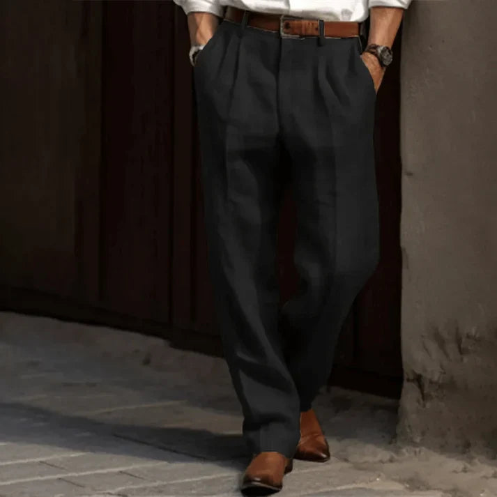 Santiago | Pantalón de Vestir Clásico a Rayas