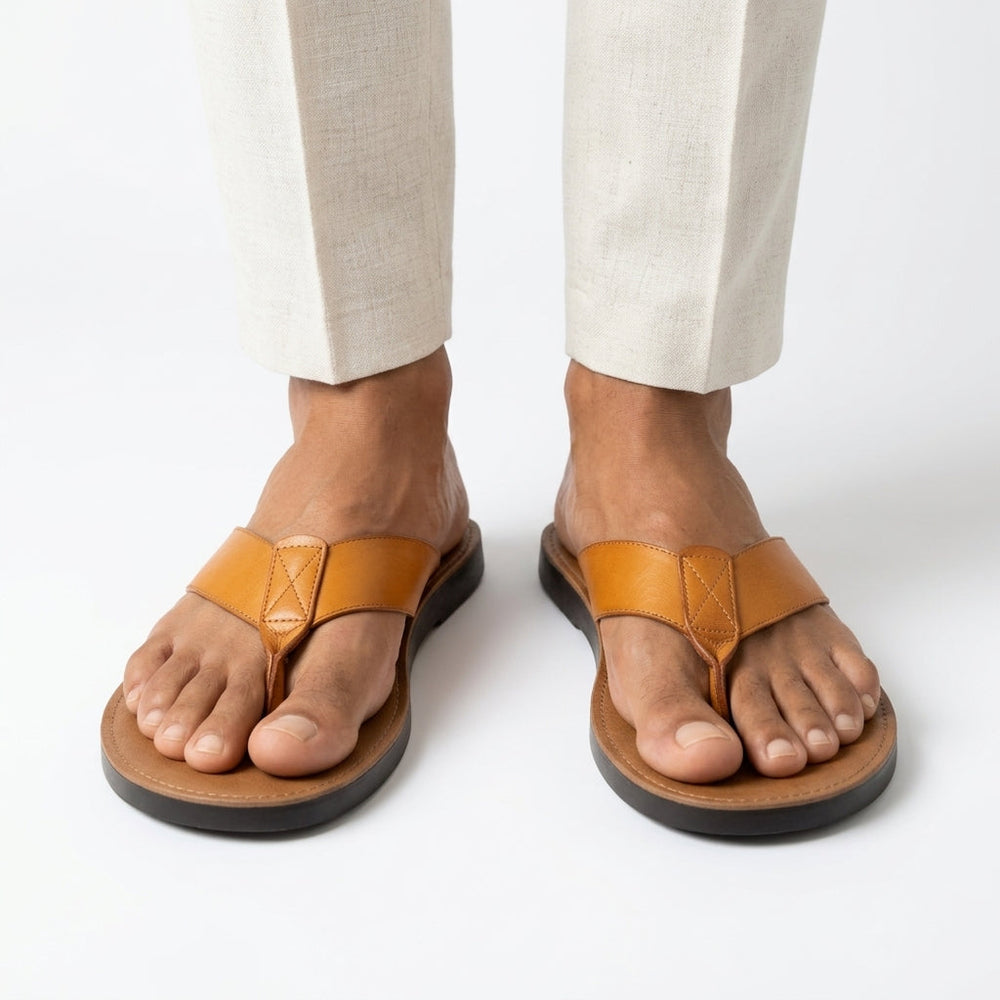Sebastián | Sandalias de Dedo de Piel
