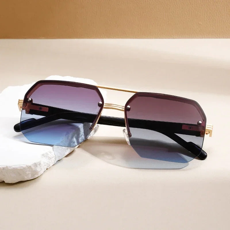 Sofía | Lentes de Sol Cuadrados sin Montura