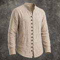 Tomás | Camisa Casual de Cuello Mao