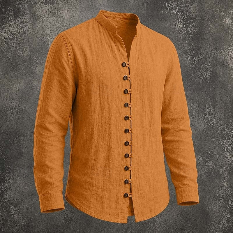 Tomás | Camisa Casual de Cuello Mao