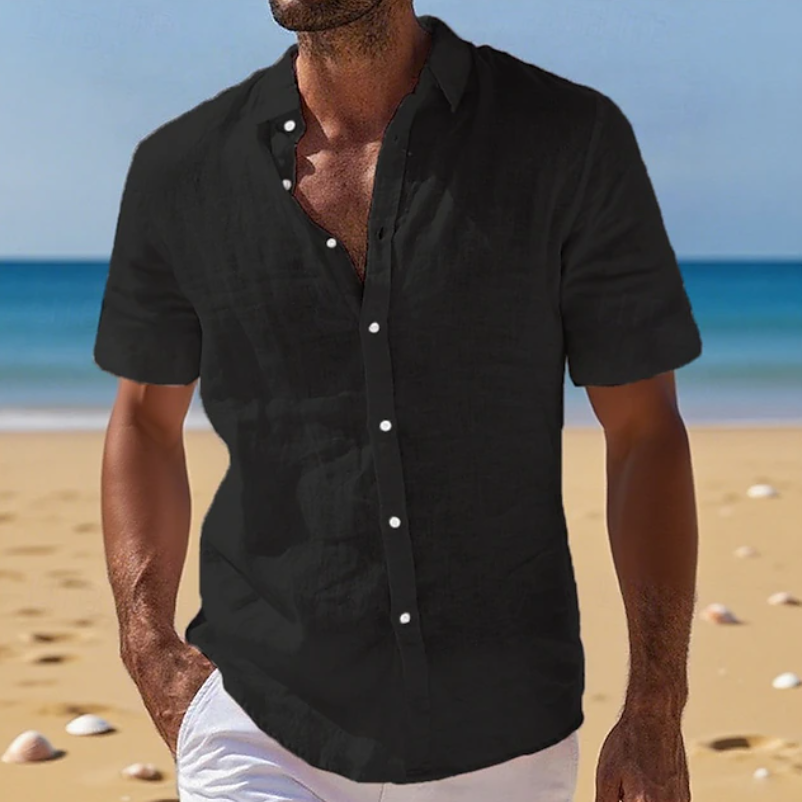 Tomás | Camisa de Verano Manga Corta Relajada