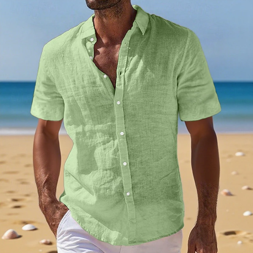 Tomás | Camisa de Verano Manga Corta Relajada