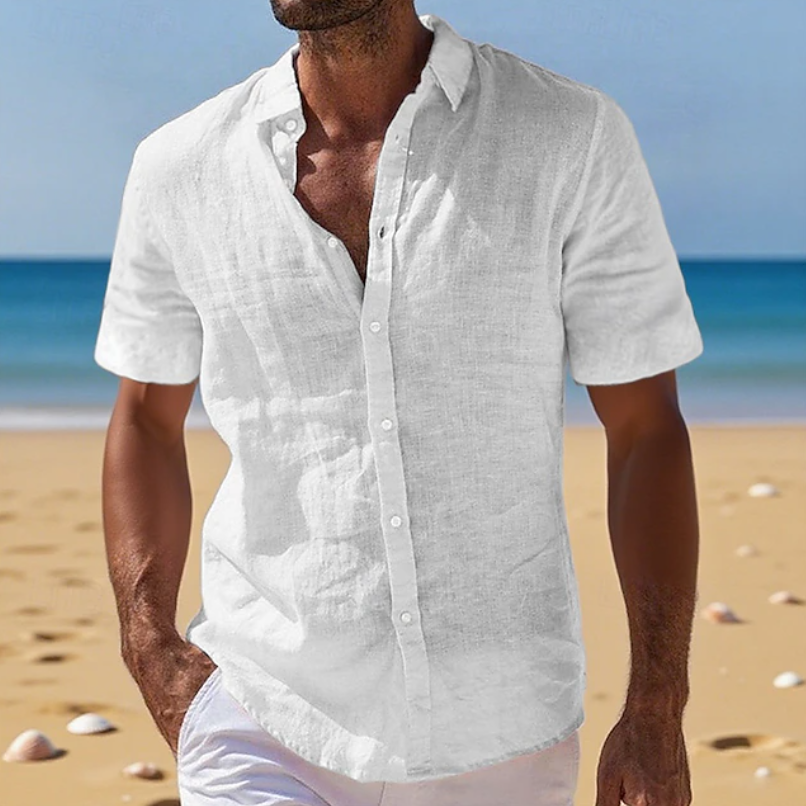 Tomás | Camisa de Verano Manga Corta Relajada