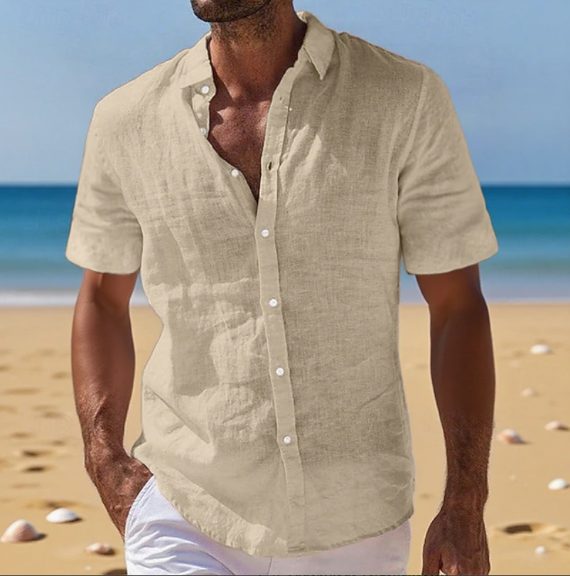 Tomás | Camisa de Verano Manga Corta Relajada